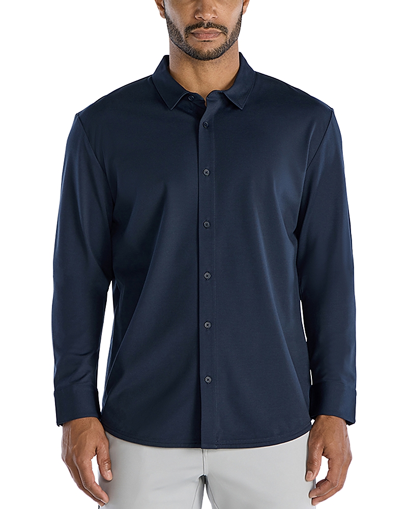 Bylt Basics Everyday Button Shirt In Blue