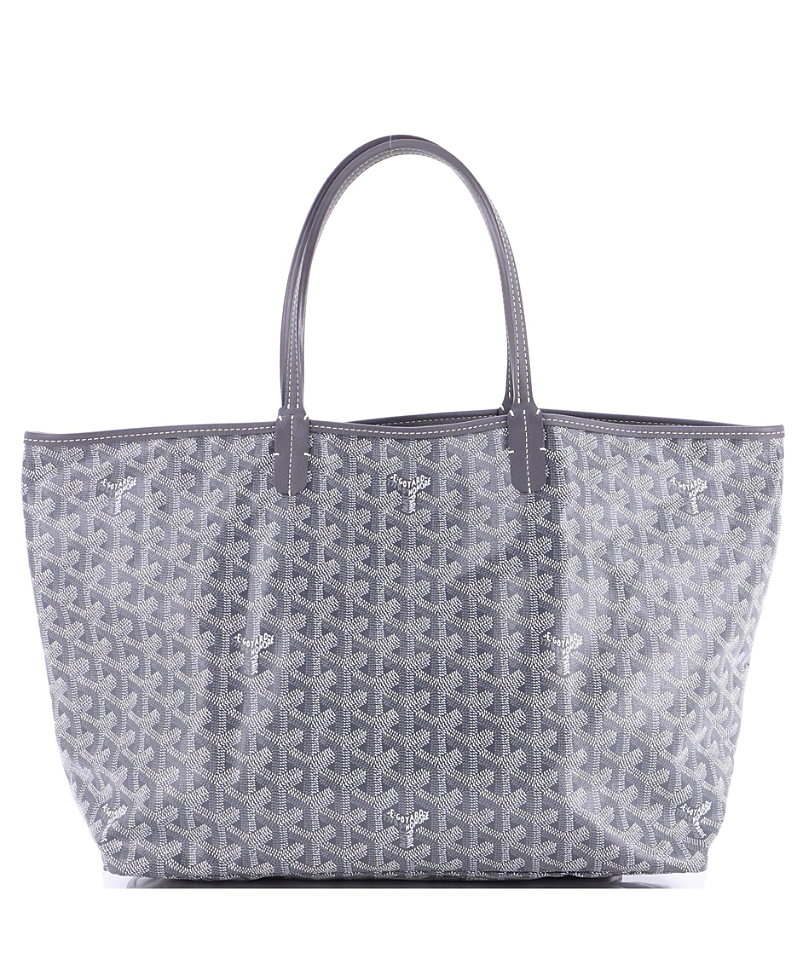 Pre-owned Pre-owned Goyard  Goyard Pm Saint Louis Tote Coated Canvas In Gray