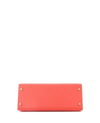Kelly 28 Handbag Red Epsom with Gold Hardware