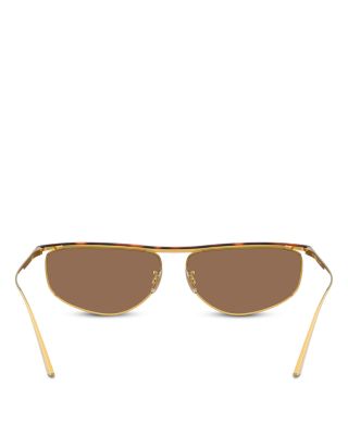 Irregular Oval Sunglasses, 59mm