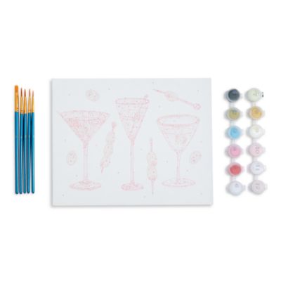 Pink Martini Acrylic Painting Set