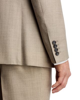 Capri M&eacute;lange Solid Slim Fit Suit