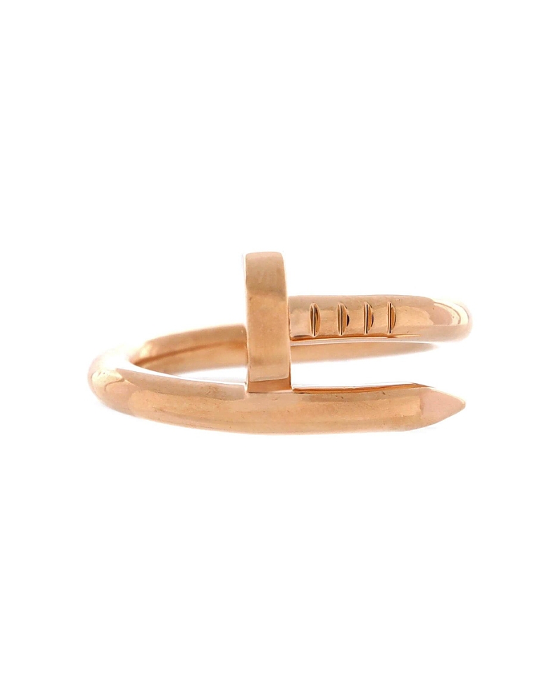 Click to view more detailed imagery on our partner's website Pre-owned Pre-owned Cartier Cartier Juste Un Clou Ring 18k Rose Gold In Pink