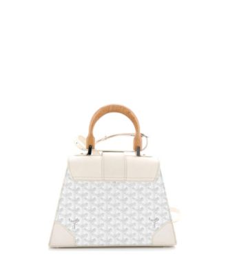  PM Saigon Top Handle Bag Coated Canvas with Leather