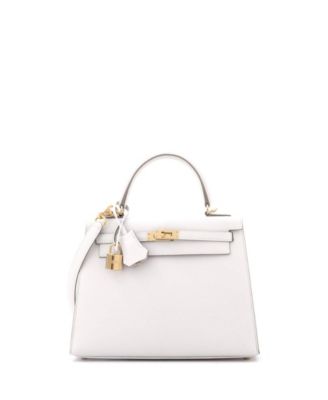 Kelly 25 Handbag Grey Epsom with Gold Hardware