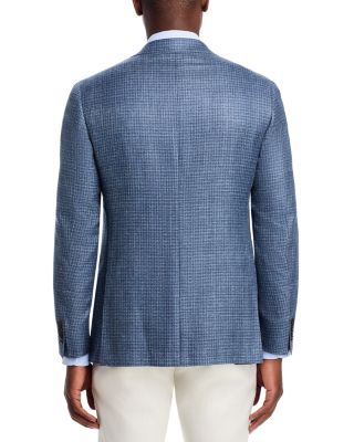 Kei Houndstooth Unstructured Trim Fit Sport Coat