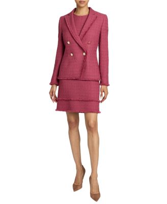 Aretha Sleeveless Shift Tweed Dress