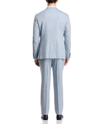 Capri Linen & Wool M&eacute;lange Solid Slim Fit Suit
