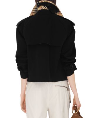 Haltye Cropped Trench Jacket