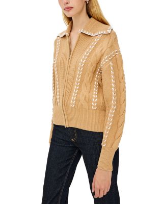 Lune Blanket Stitch Cardigan