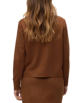 Kreta Faux Suede Long Sleeve Shirt