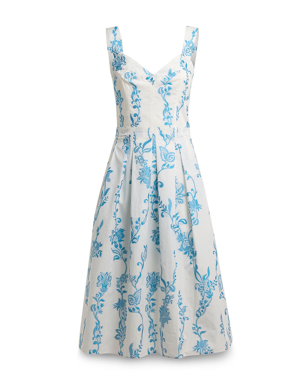 Etro Floral Embroidered Midi Apron Dress