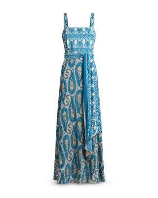 Wrap Flared Maxi Dress