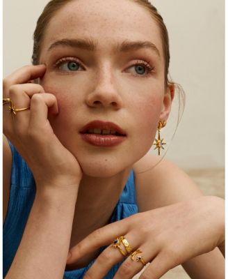 Moonstone Celestial Drop Earrings