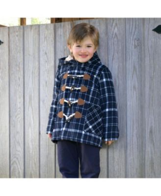 Boys' Check Duffle Coat - Little Kid, Big Kid