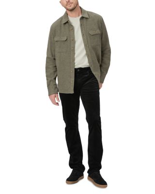 Federal Slim Straight Corduroy Jeans in Black