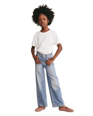 Girls' Lily High Rise Wide Leg Jeans in Ravello - Big Kid