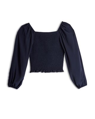 Girls' Long Sleeved Smocked Top, Little Kid, Big Kid - Exclusive