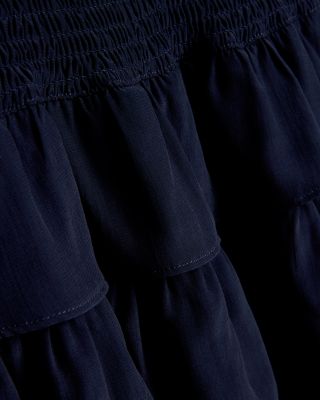 Girls' Long Sleeved Smocked Top & Smocked Waist Skirt, Big Kid - Exclusive	