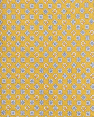 Silk Classic Gancini Floral Tie