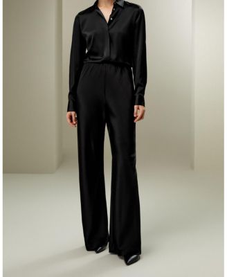 Full Bias Cut Silk Pants