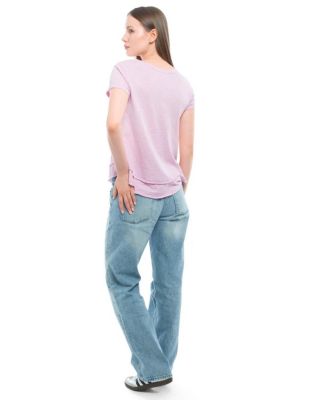  Short Sleeve Mock Layer Tee