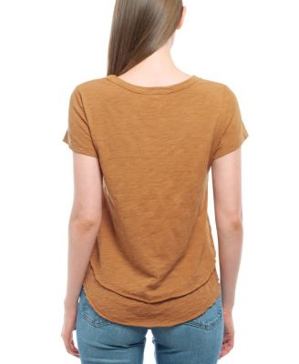  Short Sleeve Mock Layer Tee