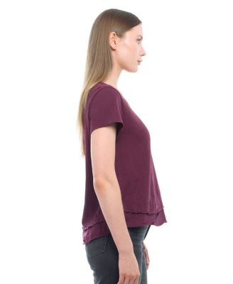  Short Sleeve Mock Layer Tee