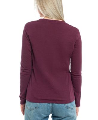  Asymmetric Hem & Body Seams Tee