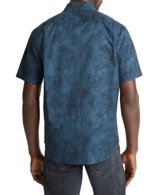 Dye Camo French Placket Classic Fit Button Down Shirt