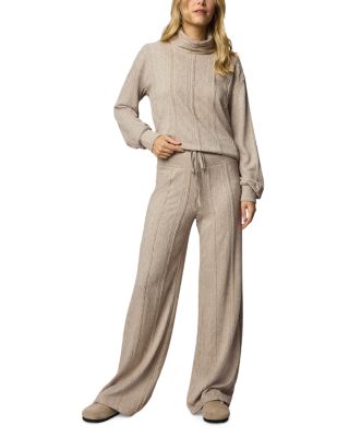 Cable Lounge Turtleneck Top