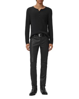 Javis Ribbed Long Sleeve Henley