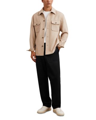 Liam Long Sleeve Button Front Overshirt