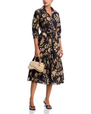 Hutton Floral Midi Dress