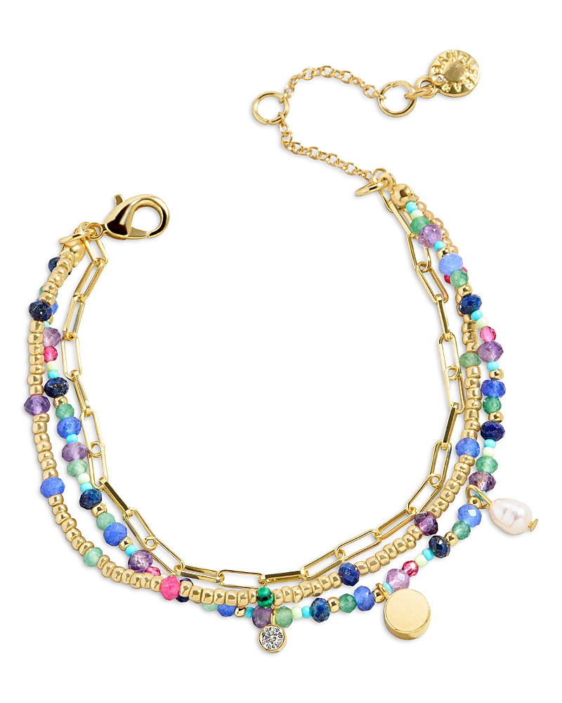 Baublebar Semi Precious Stone Rowan Layered Bracelet In Multi
