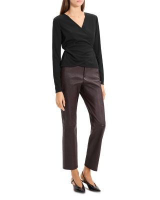 Long Sleeve Overlap Sweater