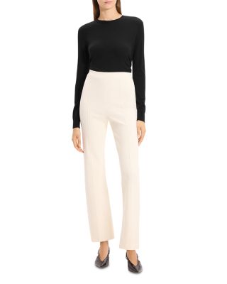 Kick Flare Compact Crepe Pants