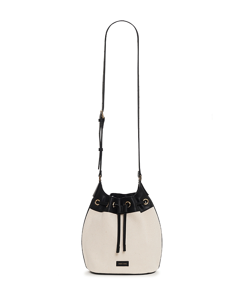 Anine Bing Alana Mini Bucket Bag In Sand