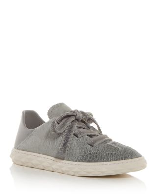 Women's Diamond Light Flex Denim Suede Sneakers