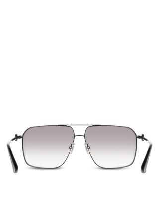  Brow Bar Aviator Sunglasses, 62mm