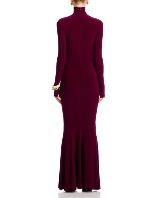 Long Sleeve Fishtail Gown