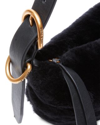 Mercer Small Shearling Hobo Bag