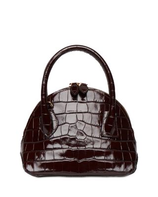 Mini Croc Embossed Dome Bag
