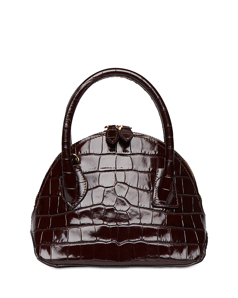 Liffner Mini Croc Embossed Dome Bag
