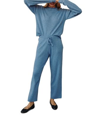 Whipstitch Straight Leg Pants