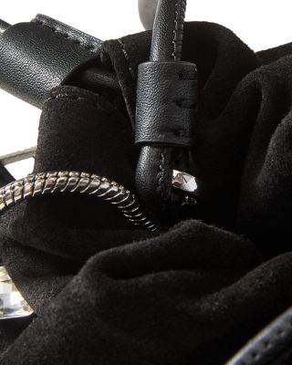 Small Crystal & Suede Bag