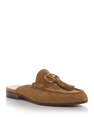 ヴァレンティノ♡ミュール Valentino Garavani Women's VLogo Tassel Mule Loafers