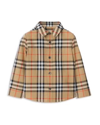 Boys' Owen Check Cotton Shirt - Baby, Little Kid