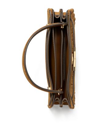 Lee Radziwill Petite Fringed Suede Top Handle Bag
