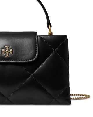 Kira Diamond Quilted Leather Chain Wallet 